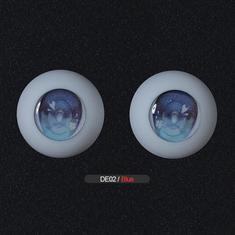 BJD Cartoon Resin Eyeball DE01DE02 14/20/22/30mm for BJD eyes Anime Figure Dolls Accessories For Kids DIY toys dropshipping 2020