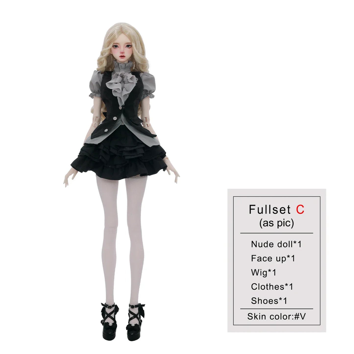Winter C Bjd Doll 1/3 Xinyi SD Contemporary Preppy Fullset Art Dolls for Female Shugafairy 1/3 Bjd Action Figure Collection