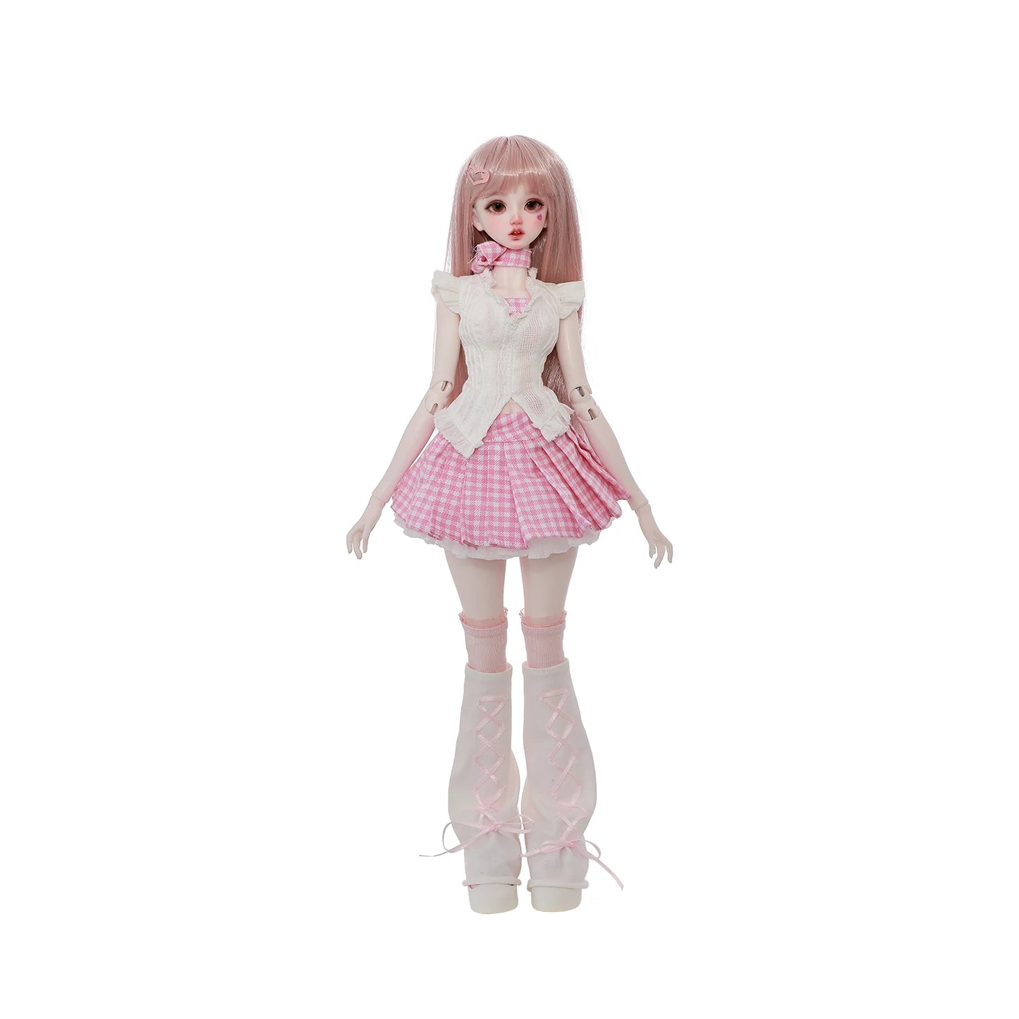 Shuga Fairy Wig Bjd Doll Hair 1/4 BJD Wigs with Long Straight Hair Head Circumference 17cm Doll Accessories