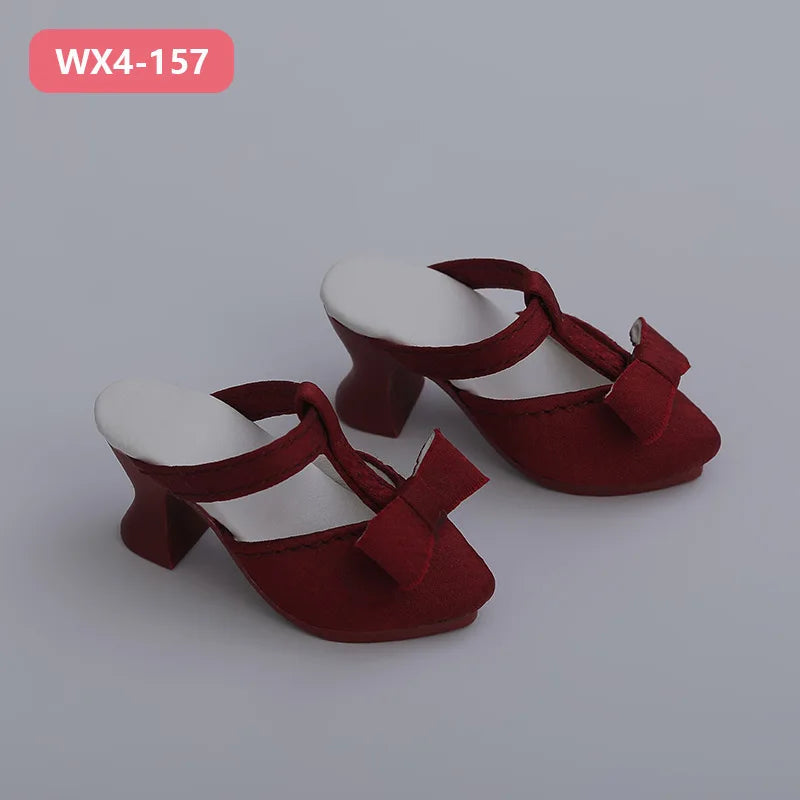 New BJD Shoes 1/4 for Minifee Doll Body about 5.5cm FairyLand High Heels Shoes MNF Doll Accessories Active Line Girl Body Toys