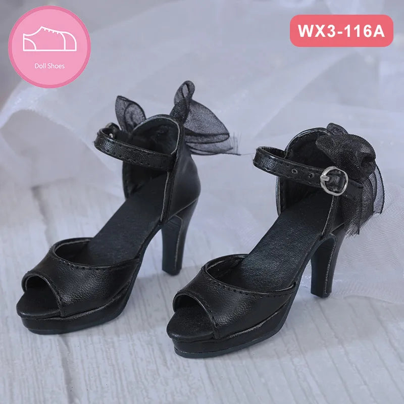 New bjd Shoes 1/3 for AS62 & new super girl Doll body about 7.6cm pink high heels fashion shoes