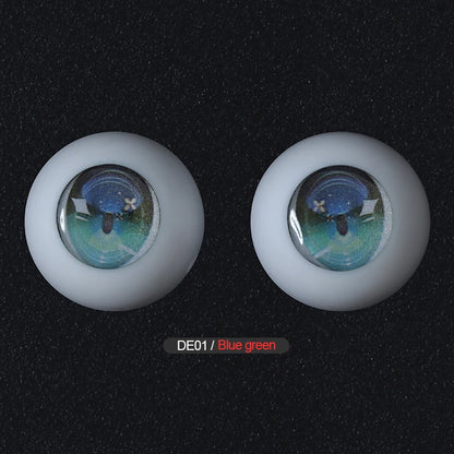 BJD Cartoon Resin Eyeball DE01DE02 14/20/22/30mm for BJD eyes Anime Figure Dolls Accessories For Kids DIY toys dropshipping 2020