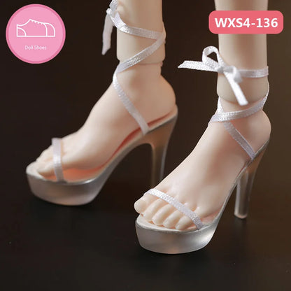 New bjd Shoes 1/4  for Supia Sybil Girl Doll body and minifee doll body about 5.4cm high heels resin material WXS4-136