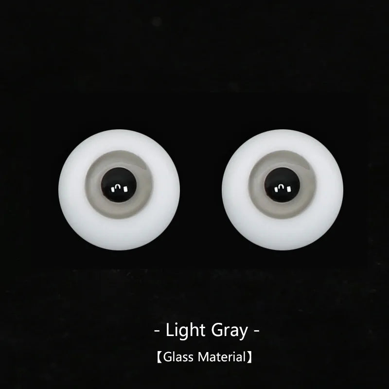 Doll BJD Eyes Eyeball Size 1/3 1/4 1/6 1/8 yosd SD MSD Light Grey Dark Green black brown  Redpurple Smoky 6 8 10 12 14 16  18m
