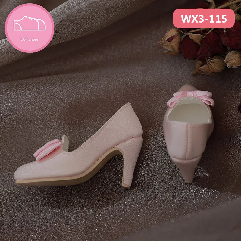 New bjd Shoes 1/3 for AS62 & new super girl Doll body about 7.6cm pink high heels fashion shoes