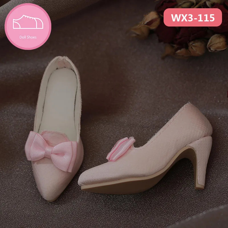 New bjd Shoes 1/3 for AS62 & new super girl Doll body about 7.6cm pink high heels fashion shoes