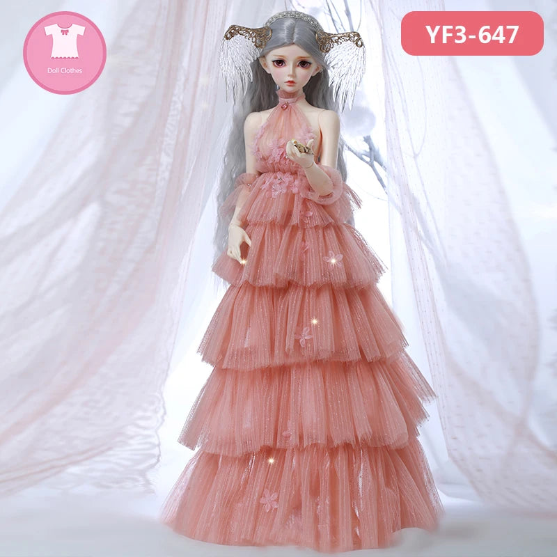 BJD Clothes Fairyland Feeple60/65 Moe Lunnula Choe 1/3 BJD SD Dress Beautiful Doll Clothes Accessories OUENEIFS