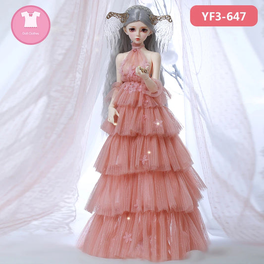 BJD Clothes Fairyland Feeple60/65 Moe Lunnula Choe 1/3 BJD SD Dress Beautiful Doll Clothes Accessories OUENEIFS