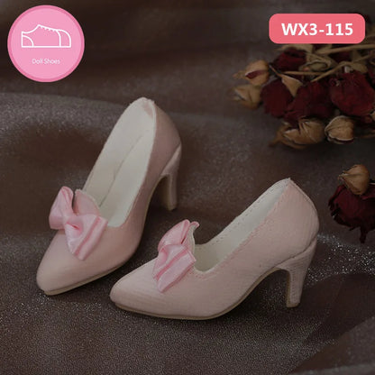 New bjd Shoes 1/3 for AS62 & new super girl Doll body about 7.6cm pink high heels fashion shoes