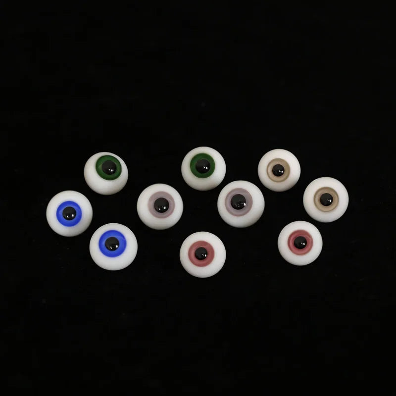 Doll BJD Eyes Eyeball Size 1/3 1/4 1/6 1/8 yosd SD MSD Light Grey Dark Green black brown  Redpurple Smoky 6 8 10 12 14 16  18m