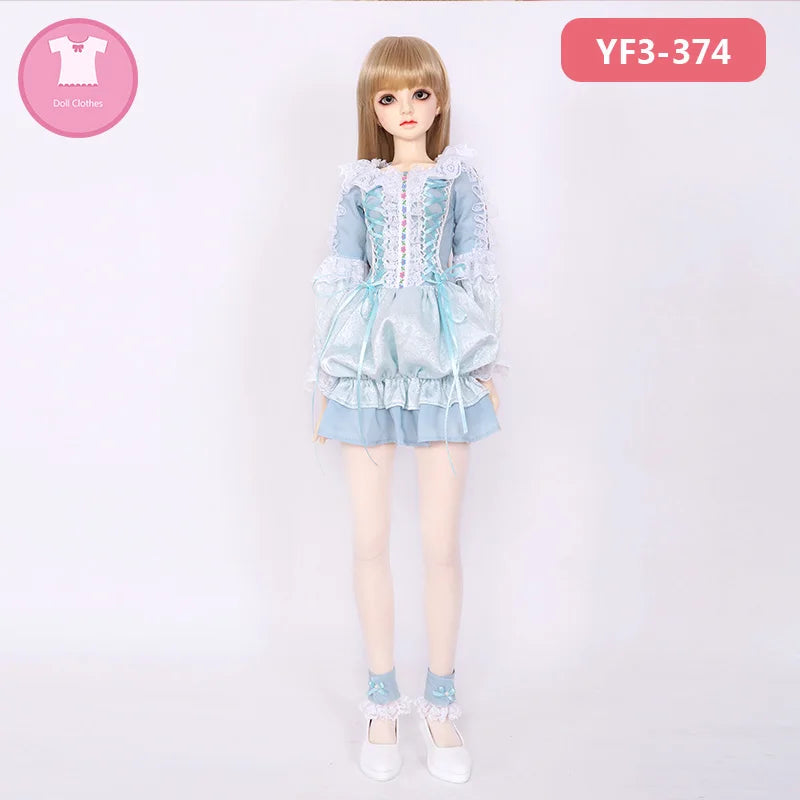 Doll BJD Clothes Cute Dress Beautiful Doll Clothes For Supia new  Girl Body Doll Accessories YF3-369 YF3-374 and YF3-370