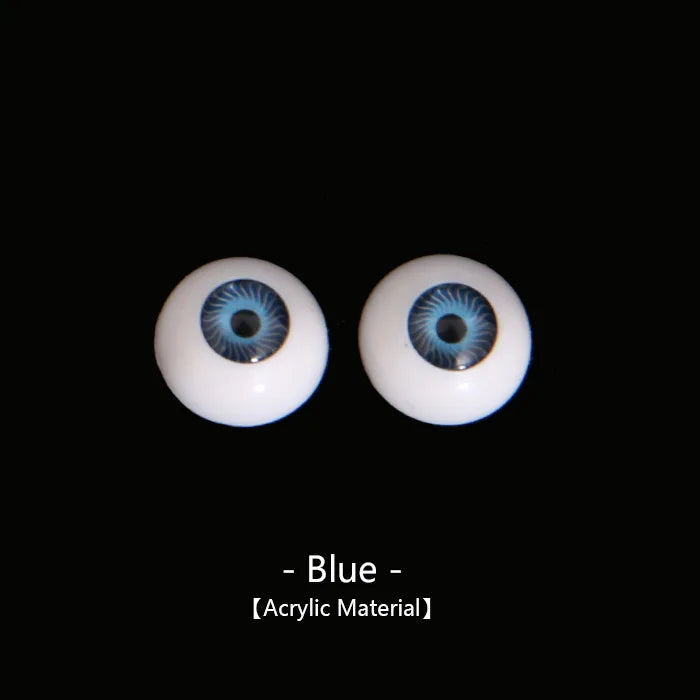 Doll BJD Eyes Eyeball Size 1/3 1/4 1/6 1/8 yosd SD MSD Light Grey Dark Green black brown  Redpurple Smoky 6 8 10 12 14 16  18m