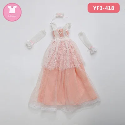 Doll BJD Clothes Cute Dress Beautiful Doll Clothes For Supia new  Girl Body Doll Accessories YF3-369 YF3-374 and YF3-370