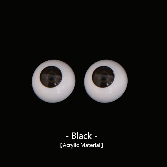 Doll BJD Eyes Eyeball Size 1/3 1/4 1/6 1/8 yosd SD MSD Light Grey Dark Green black brown  Redpurple Smoky 6 8 10 12 14 16  18m