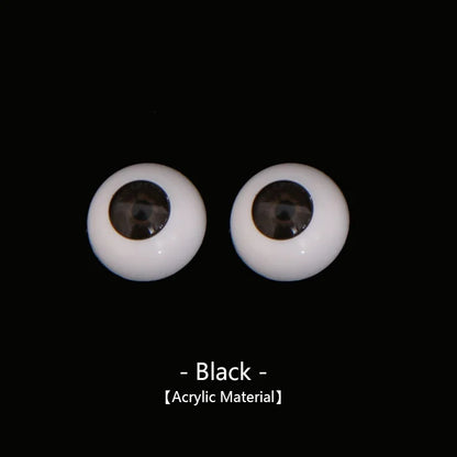 Doll BJD Eyes Eyeball Size 1/3 1/4 1/6 1/8 yosd SD MSD Light Grey Dark Green black brown  Redpurple Smoky 6 8 10 12 14 16  18m