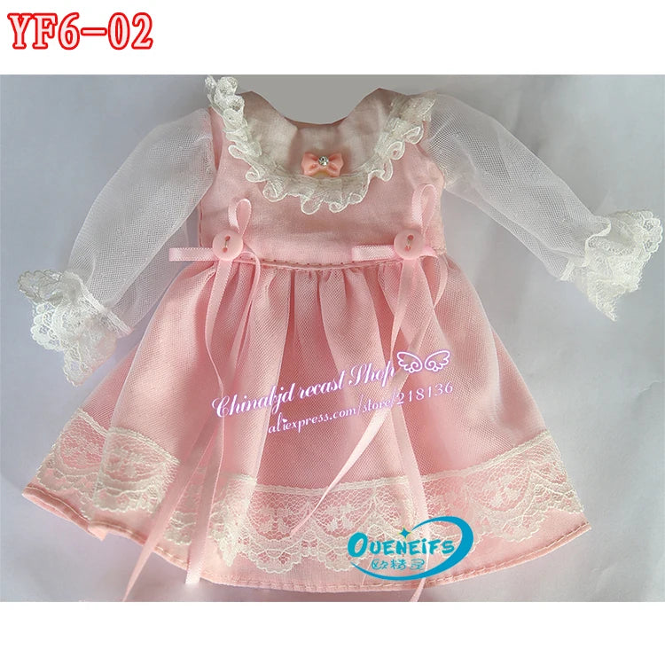 BJD SD Doll Clothes 1/6 Princess Dress Style Kawaii For Lati Littlefee LCC Body YF6-01/02/15/20 Doll Accessories