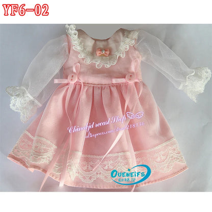 BJD SD Doll Clothes 1/6 Princess Dress Style Kawaii For Lati Littlefee LCC Body YF6-01/02/15/20 Doll Accessories