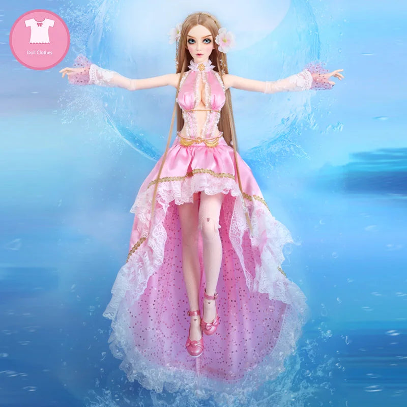 BJD Clothes Fairyland Feeple65 Eclair 1/3 BJD SD Dress Beautiful Doll Clothes Accessories OUENEIFS One piece