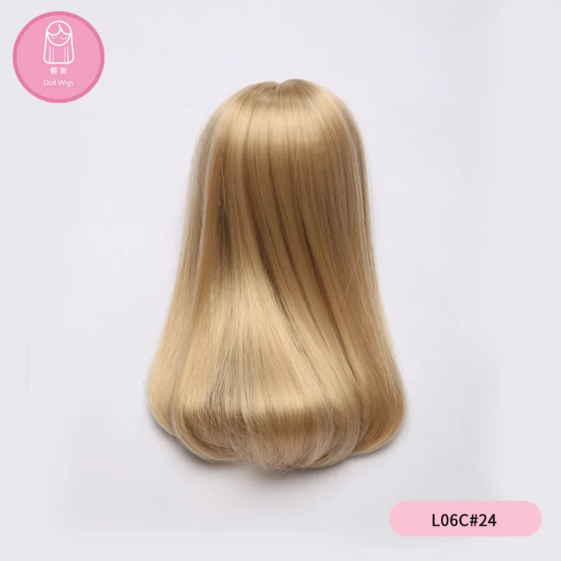 Wig For Doll BJD shinee LutsbjdlHoney Delf size 5-6 inch 1/6 high-temperature Straight Wig Doll BJD Lovely Wig in beauty  L06C