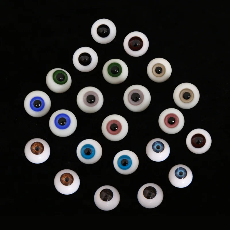 Doll BJD Eyes Eyeball Size 1/3 1/4 1/6 1/8 yosd SD MSD Light Grey Dark Green black brown  Redpurple Smoky 6 8 10 12 14 16  18m