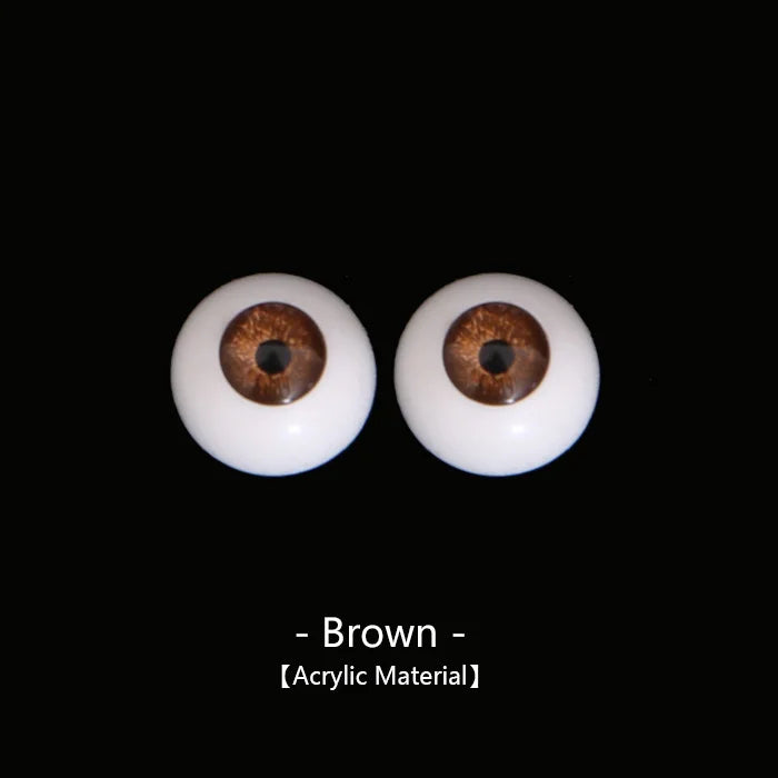 Doll BJD Eyes Eyeball Size 1/3 1/4 1/6 1/8 yosd SD MSD Light Grey Dark Green black brown  Redpurple Smoky 6 8 10 12 14 16  18m