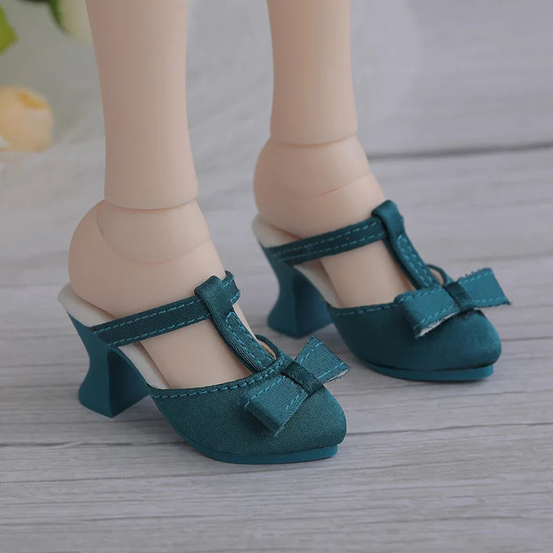 New BJD Shoes 1/4 for Minifee Doll Body about 5.5cm FairyLand High Heels Shoes MNF Doll Accessories Active Line Girl Body Toys