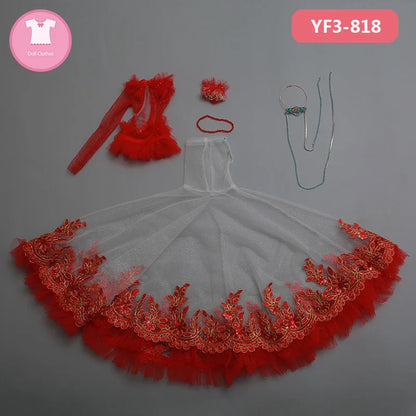 BJD Clothes Fairyland Feeple65 Eclair 1/3 BJD SD Dress Beautiful Doll Clothes Accessories OUENEIFS One piece