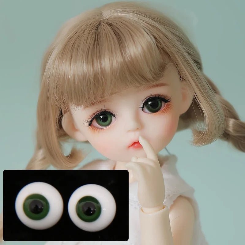 Doll BJD Eyes Eyeball Size 1/3 1/4 1/6 1/8 yosd SD MSD Light Grey Dark Green black brown  Redpurple Smoky 6 8 10 12 14 16  18m