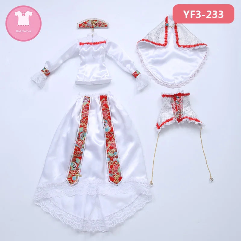 BJD Clothes Fairyland Feeple60/65 Moe Lunnula Choe 1/3 BJD SD Dress Beautiful Doll Clothes Accessories OUENEIFS