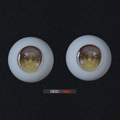 BJD Cartoon Resin Eyeball DE01DE02 14/20/22/30mm for BJD eyes Anime Figure Dolls Accessories For Kids DIY toys dropshipping 2020