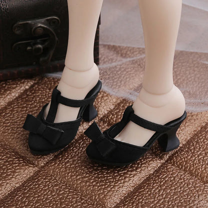 New BJD Shoes 1/4 for Minifee Doll Body about 5.5cm FairyLand High Heels Shoes MNF Doll Accessories Active Line Girl Body Toys