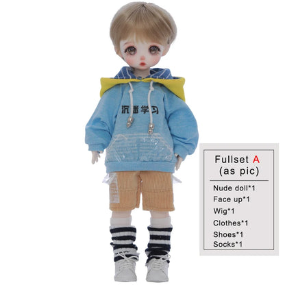 Fura BJD DOLL 1/6 26cm Pure handcraft fullset1/6  ob11 Resin Toys Gifts for Girls YOSD Doll ball jointed stock