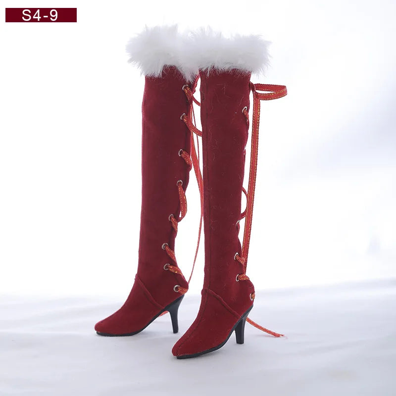 Shin 1/4 BJD Shoes LDS Cai Girl Clothes MSD Size BJD Shoes Doll Accessories for Female Body Xmas Outfit
