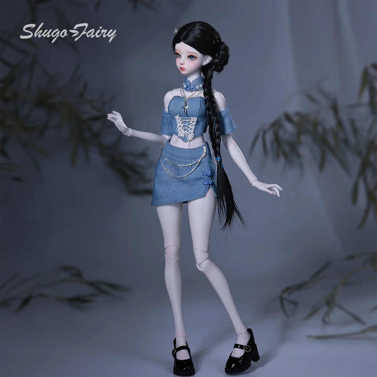 ShugaFairy Faina E 1/4 Handmade BJD - Wuxia Lolita Disciple Full Set Y2K Martial Arts Sister Collectible Poseable Doll