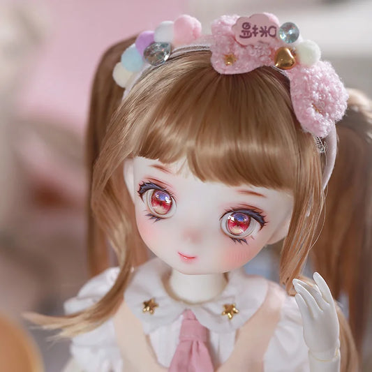 Shuga Fairy 1/6 BJD Doll Tiny Resin Dolls Full Set Ball Jointed Doll Elf Ears Toys Surprise Gift for Children Anime Figure