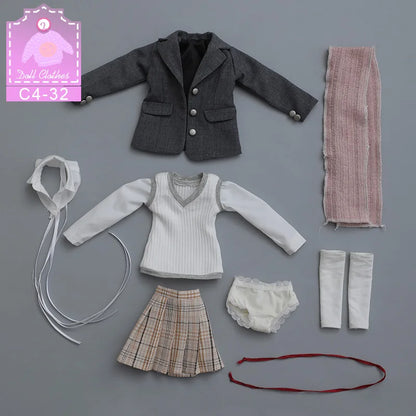 BJD Clothes LDS Cai E Chest Body Use 1/4 BJD Accessories Light And Silky Texture Clothes Hand Made Doll Outfit