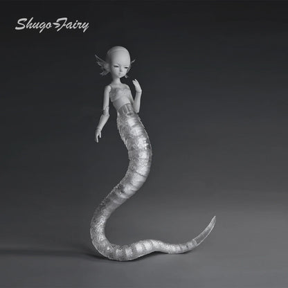 Anime Monster Girl BJD 1/6 - Virelai A Half-monster Long Scaly Tail & Scales | Shugafairy Dolls Full Set