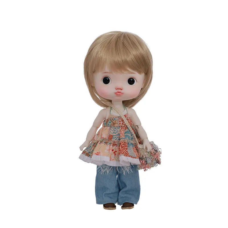 ShugaFairy Zhuzhubao 1/6 Bjd Doll Big Head Baby Pout Face Cute Girl Double Eyelids High Quality Ball Jointed Dolls