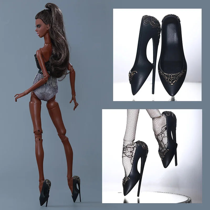 New bjd Shoes for 1/4 super model  popovy doll mimifee msd phyllis beth kunis winona BJD body about 6.3cm PU Leather Boots