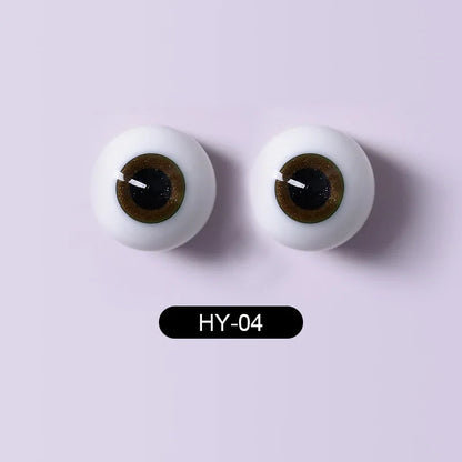BJD Eyes Glass Eyeball Handscraft Colourful Doll Accessories Size 1/3 1/4 1/6 1/8 yosd SD MSD 12 14mm