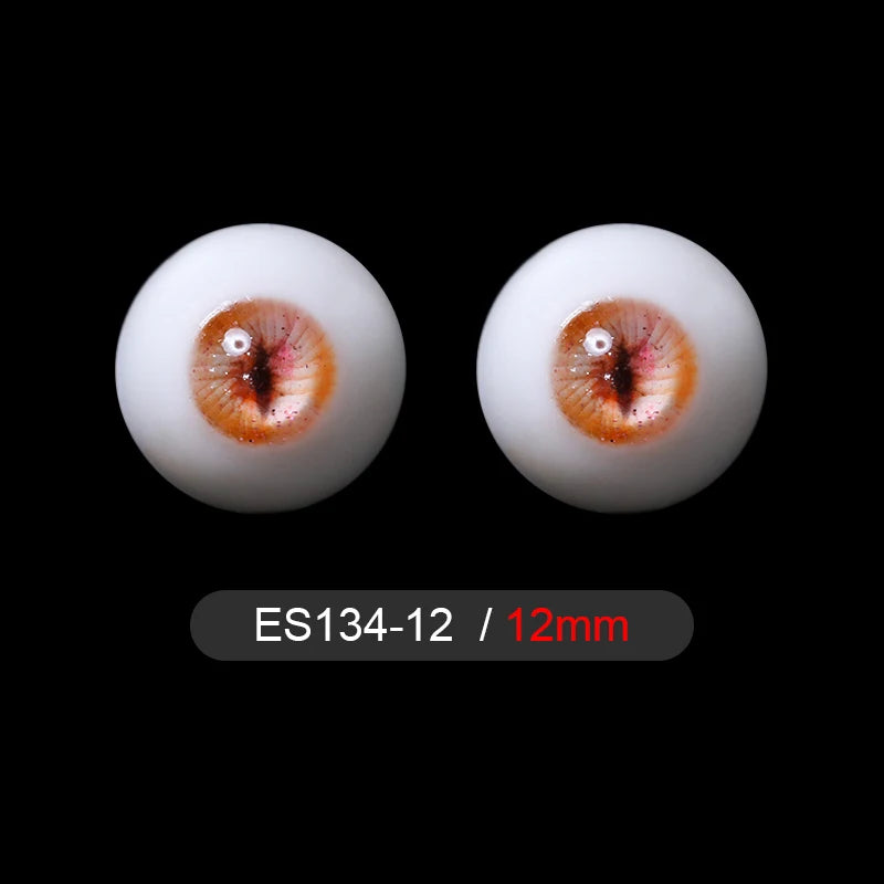 BJD Eyes Resin Eyeball ES133 ES140 12mm Handscraft Colourful Doll Accessories 1/3 1/4 1/6 for Fairyland Minifee Iplehouse