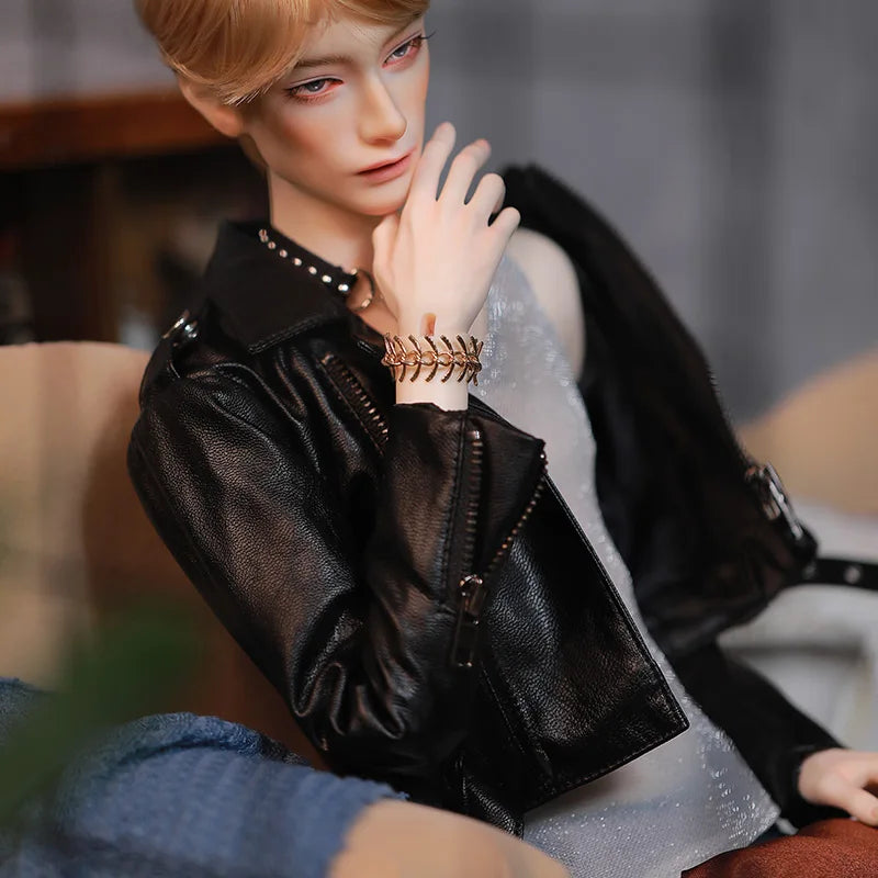 BJD Clothes 1/3 Yunus Male Body Martin Fici Roderich Black Punk Blues Rock Roll Realistic Art Toys Doll Accessories Blondie LLT