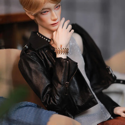 BJD Clothes 1/3 Yunus Male Body Martin Fici Roderich Black Punk Blues Rock Roll Realistic Art Toys Doll Accessories Blondie LLT