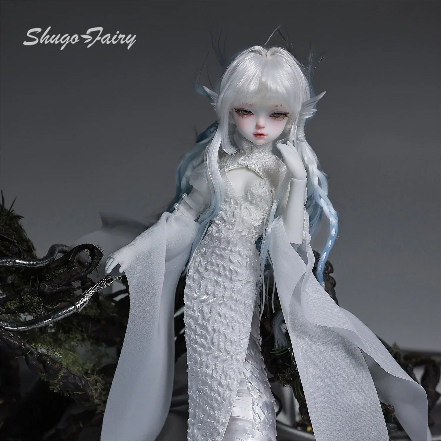 1/6 Monster Girl BJD  Virelai D Anime Pale Twin Half-Demon Full Set Long Scaly Tail Shugafairy Original Bjd Articulated Dolls