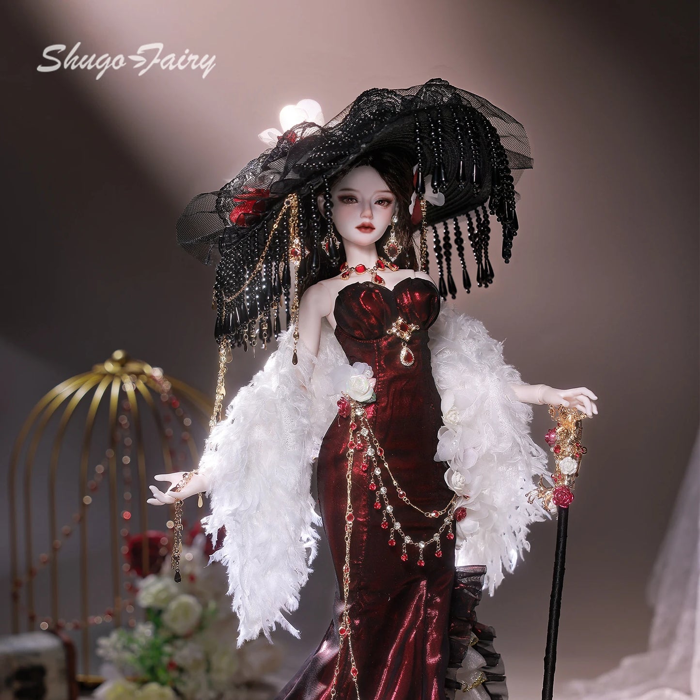 BJD Doll  Anubis G 1/4 Original Countess European Retro Style Exquisite Collectible Bariy Body Full Set ShugaFairy