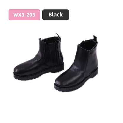Bjd Shoes 1/3 Suitable Yunus Body 10.2cm  Fashionable Doll Of High-tops Patent Leather Shoes Pu Material Doll Accessories