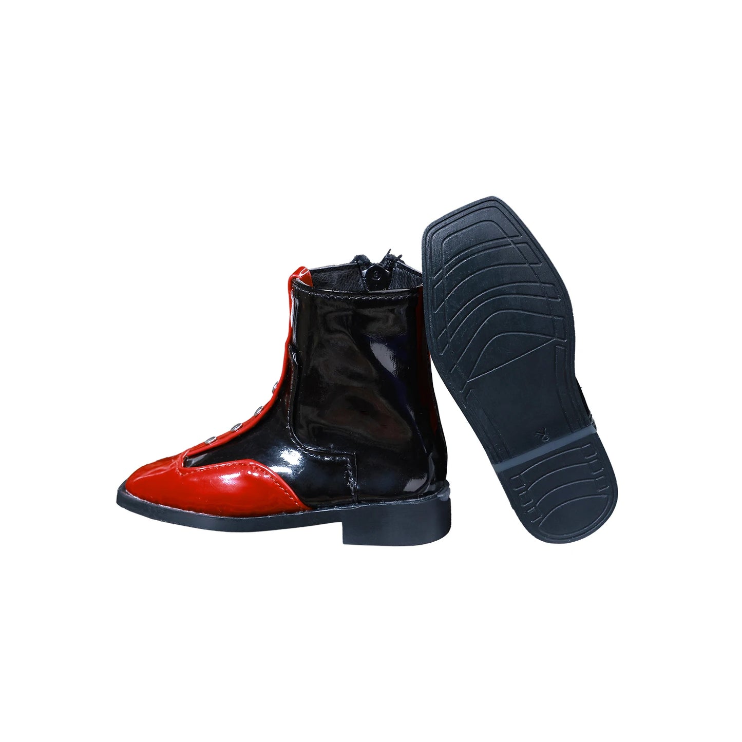 Bjd Shoes 1/3 Yunus Body 10.3cm Elegant and Fashionable Figure Shoes  Shiny Leather Ankle Boots Doll Accessories