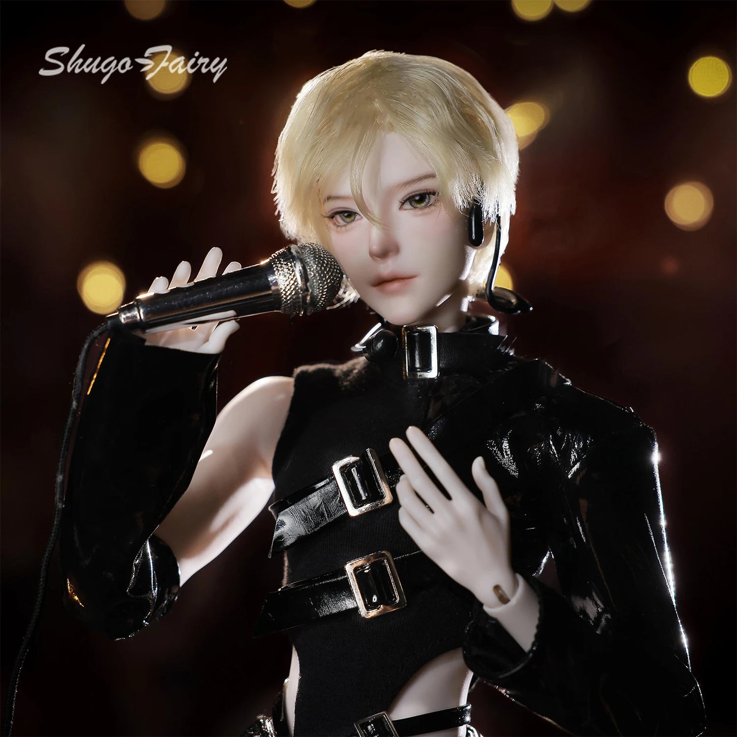 BJD Doll 1/4 Ryan - Neo Punk K-pop Resin Figure Leather Coat Set Bubo 2nd Boy Band Collector Art Poseable Stage Idol Shugafairy