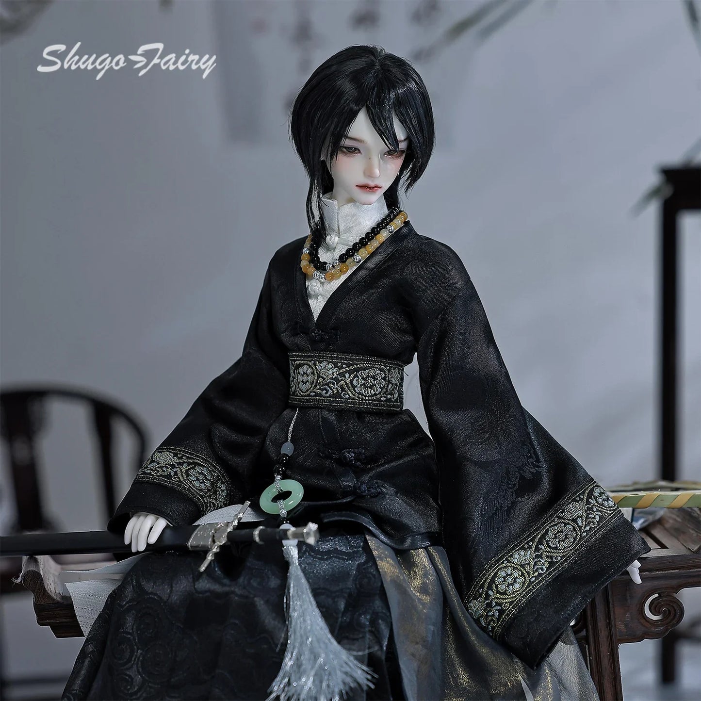 Original Morty D 1/4 Wuxia BJD Shugafairy Neo Chinese Scholar Bubo Body Full Set