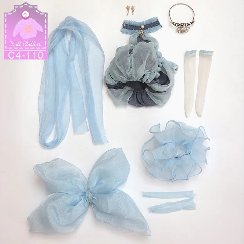BJD Clothes LDS Cai E Chest Body Use 1/4 BJD Accessories Light And Silky Texture Clothes Hand Made Doll Outfit